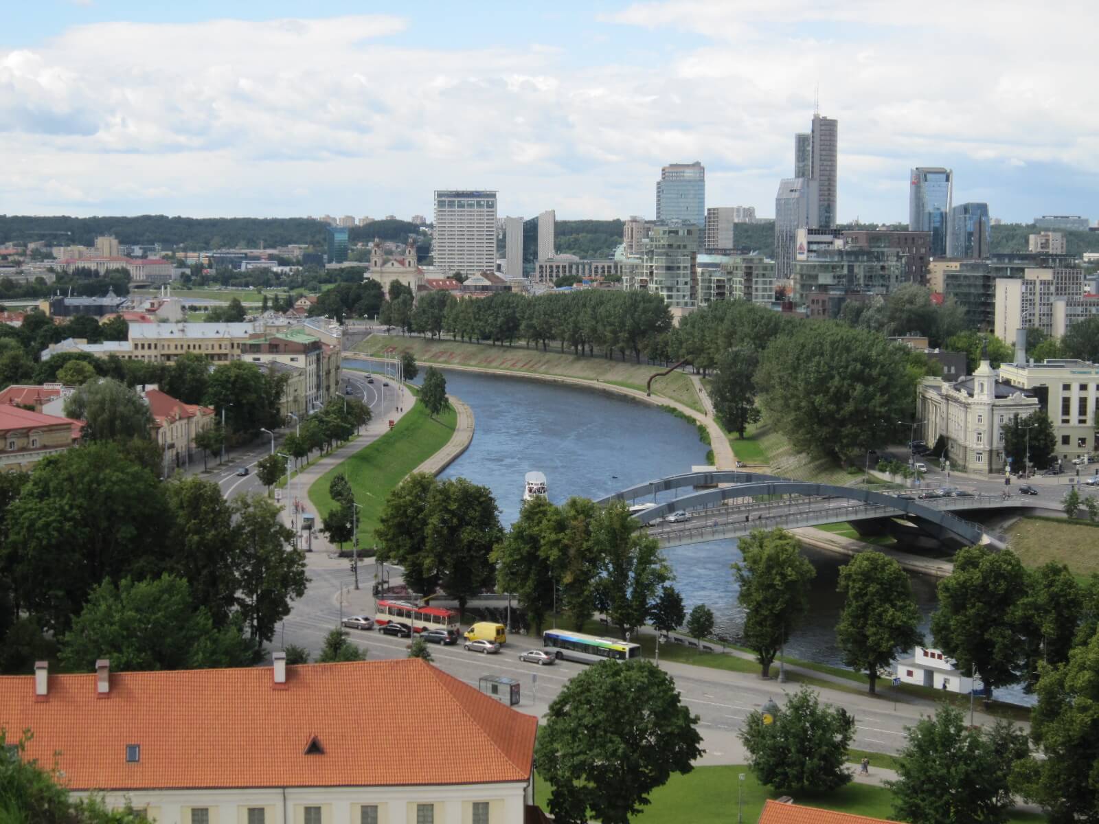 Vilnius skyline Lithuania