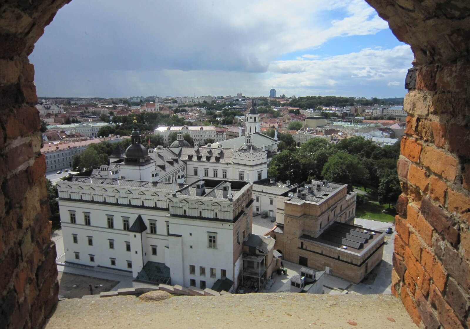 View from Gediminas Hill Vilnius